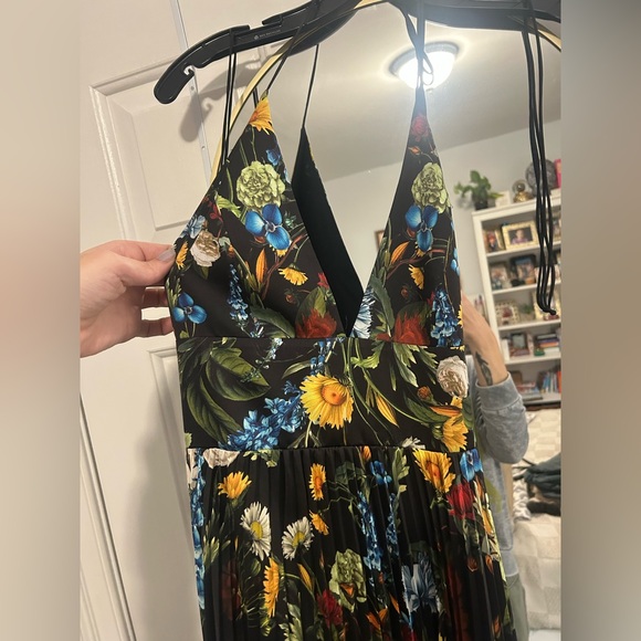 Alice + Olivia Multicolor Floral Maxi Dress - Picture 4 of 7